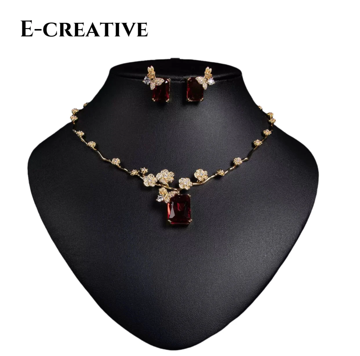 European and American new luxury necklace and earrings set, high-end, simple, versatile, fashionable, square zircon necklace
European and American new luxury necklace and earrings set, high-end, simple, versatile, fashionable, square zircon necklace