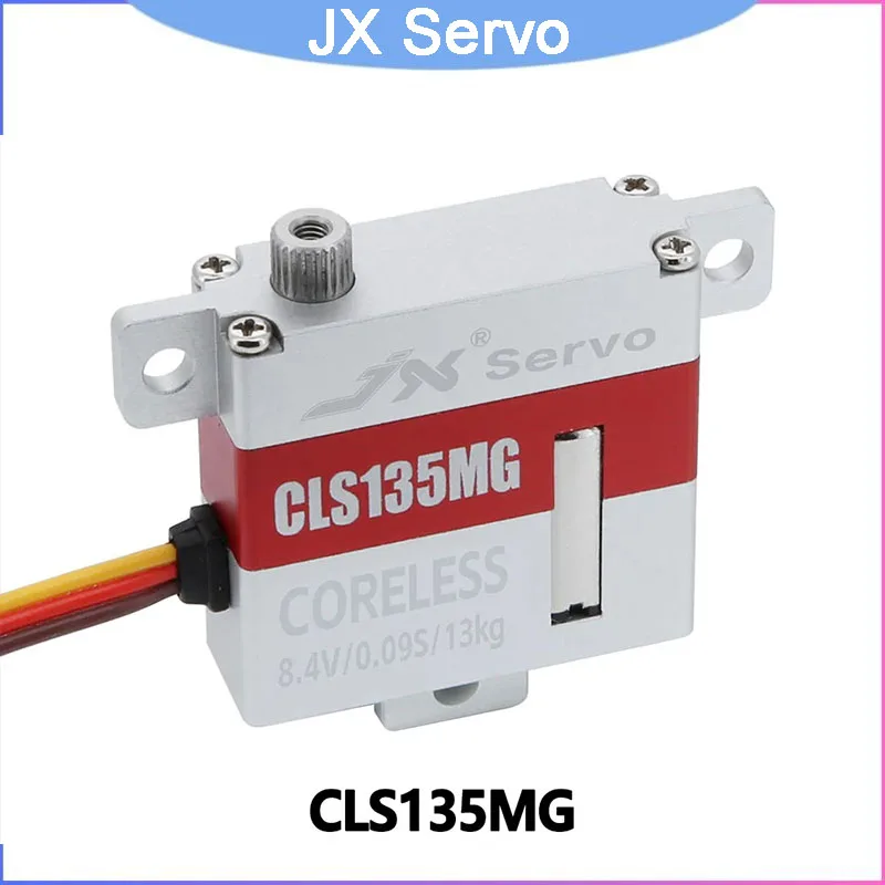JX CLS135MG 13kg Coreless Digital Servo 8.4V High Voltage, Metal Gear 25T 35.5x15x29.9mm for RC Model Car Boat Aircraft
JX CLS135MG 13kg Coreless Digital Servo 8.4V High Voltage, Metal Gear 25T 35.5x15x29.9mm for RC Model Car Boat Aircraft