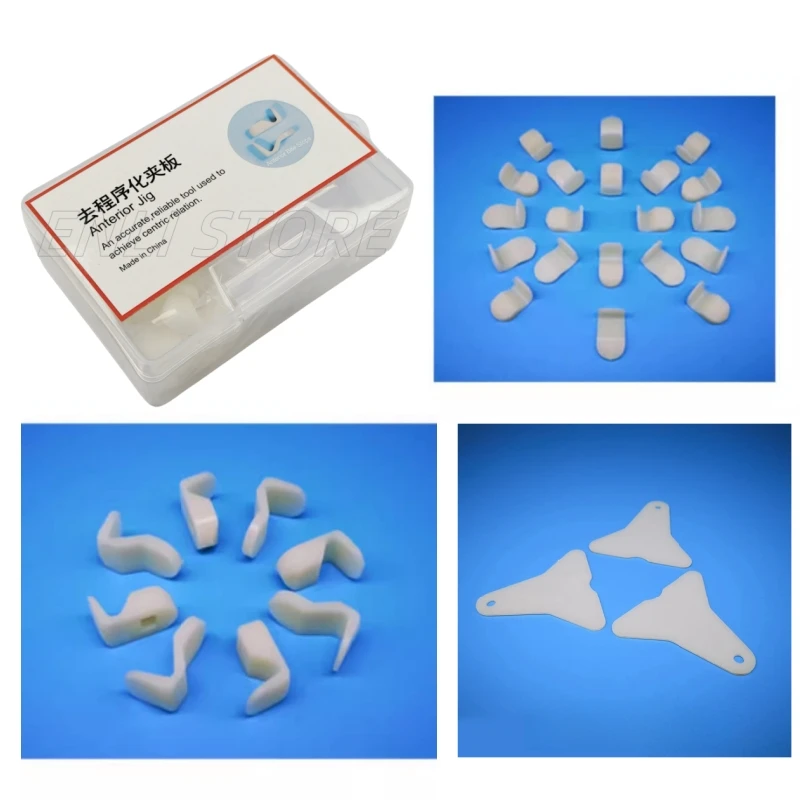 30Pcs Dental Anterior Jig Dental Full Mouth Deprogrammed Splints Mandibular Occlusal Reconstruction to Determine Orthocentricity
30Pcs Dental Anterior Jig Dental Full Mouth Deprogrammed Splints Mandibular Occlusal Reconstruction to Determine Orthocentricity