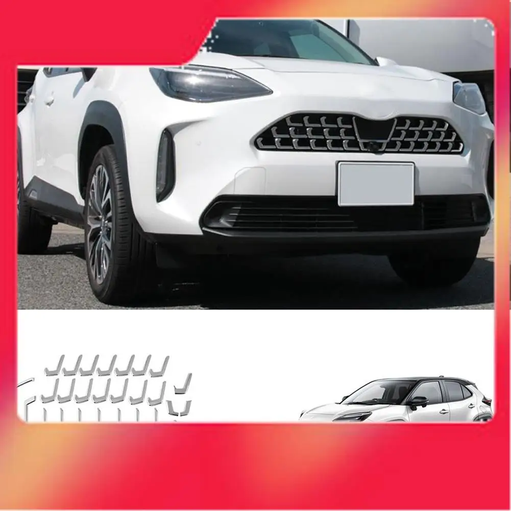 34Pcs Chrome Front Center Grille Cover Trim Car Styling For Toyota Yaris Cross 2020 2021 2022-M54K
34Pcs Chrome Front Center Grille Cover Trim Car Styling For Toyota Yaris Cross 2020 2021 2022-M54K