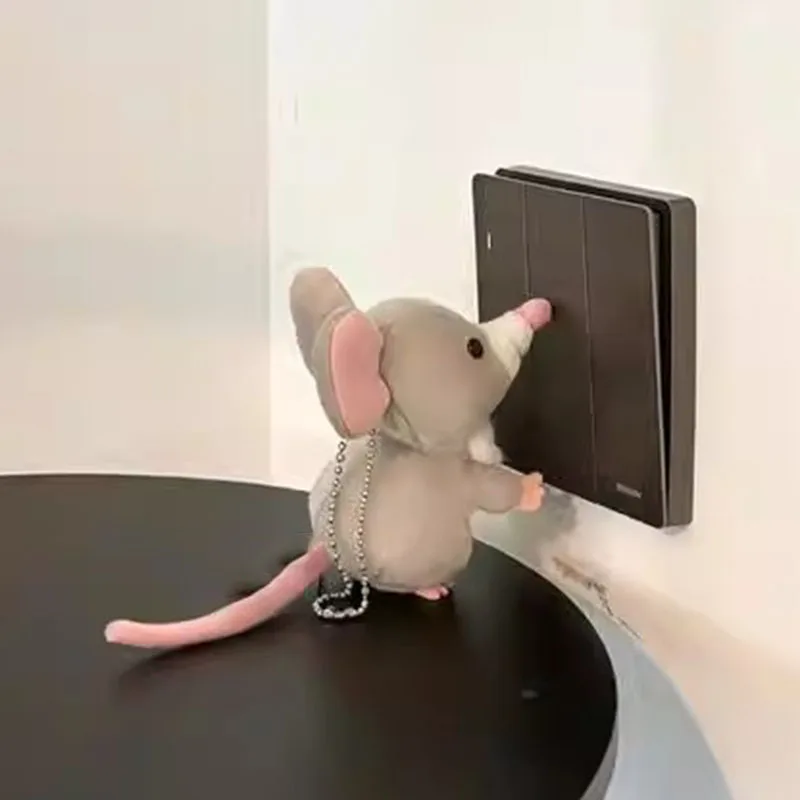 Gray Mouse Pendant Small Rat Hamster Plush Toy Stuffed Doll Cartoon Animal Key Ring Chain Bag Decoration Boy Girl Friend Gift
Gray Mouse Pendant Small Rat Hamster Plush Toy Stuffed Doll Cartoon Animal Key Ring Chain Bag Decoration Boy Girl Friend Gift