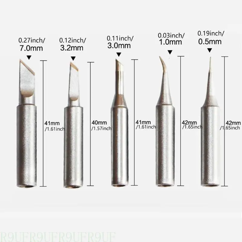 R9UF Copper Cores Soldering Iron Tip Replacement Welding Head Tool Suitable for Professional Technicians and Hobbyists Alike
R9UF Copper Cores Soldering Iron Tip Replacement Welding Head Tool Suitable for Professional Technicians and Hobbyists Alike