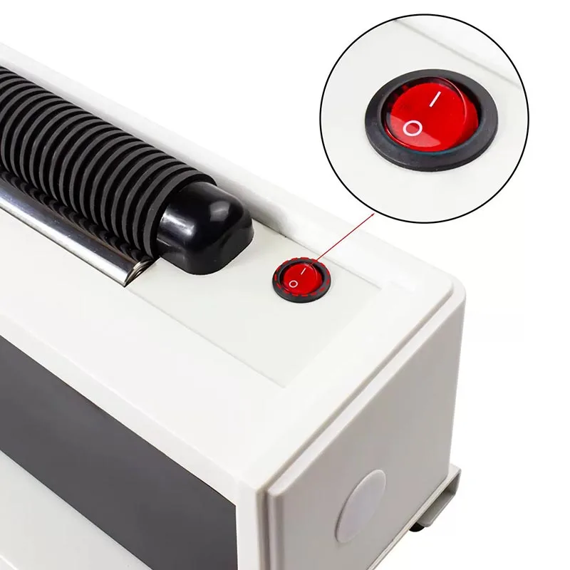 Automatic Single-coil Binding Machine Spiral Coil Electric Binding Machine 34hole Electric Plastic Single Wire-O Binding Machine
Automatic Single-coil Binding Machine Spiral Coil Electric Binding Machine 34hole Electric Plastic Single Wire-O Binding Machine