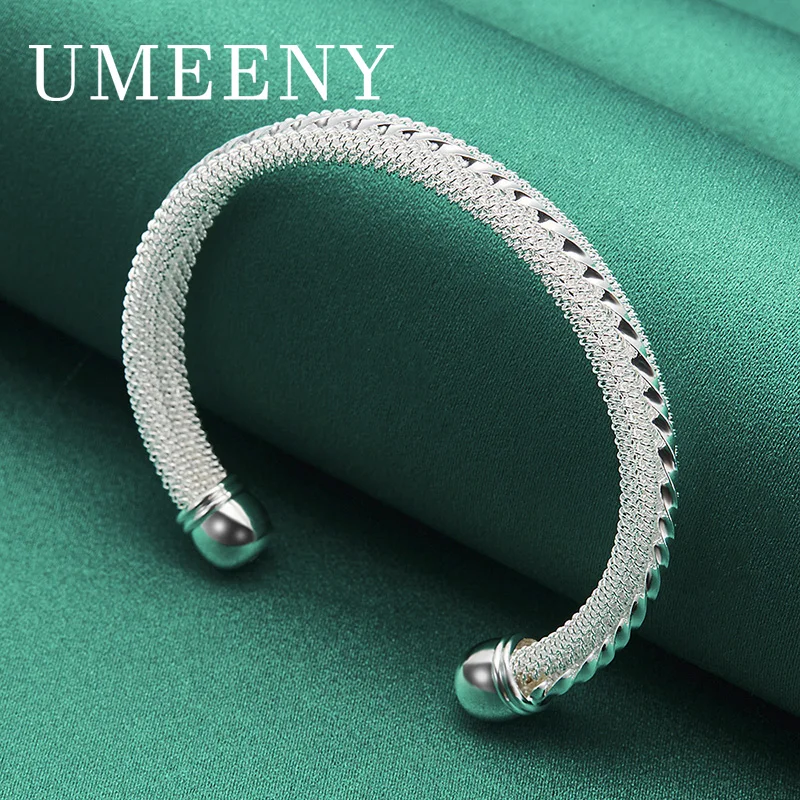 Luxury 925 Sterling Silver Exquisite Fashion Open Bracelet for Women Girlfriend Jewelry Accessories Party Gift Charm
Luxury 925 Sterling Silver Exquisite Fashion Open Bracelet for Women Girlfriend Jewelry Accessories Party Gift Charm