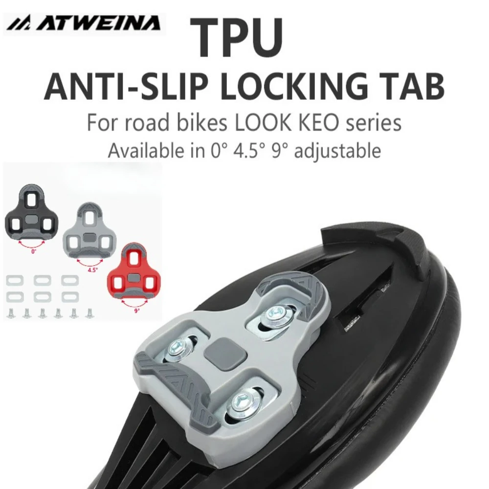 Wear-resistant TPU Road Bicycle Cleats Pedal Pads Anti-slip Cycling Locking Pedal Cleats Set For LOOK KEO System Cycling Shoes
Wear-resistant TPU Road Bicycle Cleats Pedal Pads Anti-slip Cycling Locking Pedal Cleats Set For LOOK KEO System Cycling Shoes