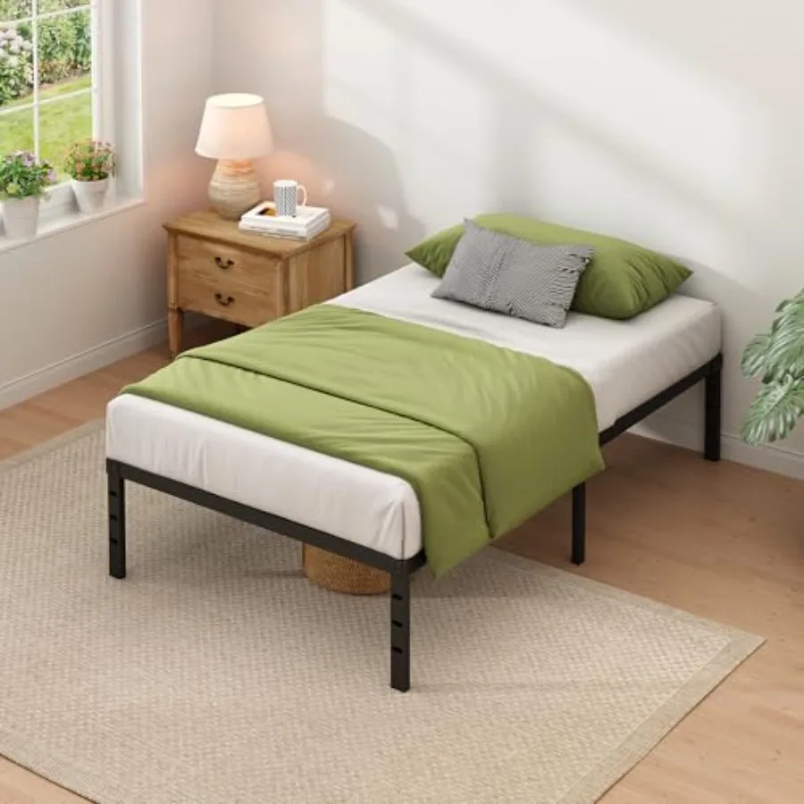 Metal Bed Frame Size Bed Frame with Storage Space Heavy Duty Sturdy Mattress Foundation Easy Assembly No Box Sprg Needed Black
Metal Bed Frame Size Bed Frame with Storage Space Heavy Duty Sturdy Mattress Foundation Easy Assembly No Box Sprg Needed Black