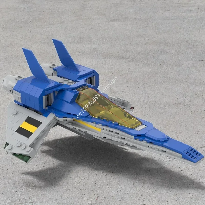 Космический корабль из 397 деталей с регулируемыми крыльями и прозрачной кабиной, идеально воспроизводящий классический дизайн, строительные блоки Moc.
Космический корабль из 397 деталей с регулируемыми крыльями и прозрачной кабиной, идеально воспроизводящий классический дизайн, строительные блоки Moc.