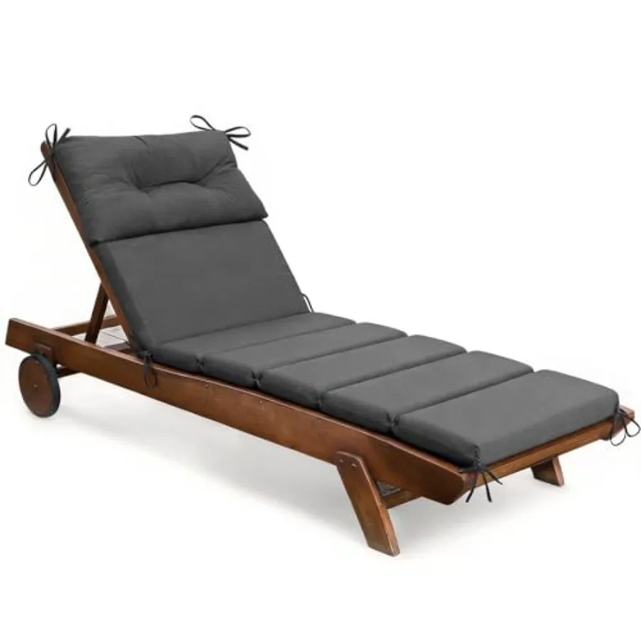 Outdoor Chaise Lounge Cushion 69 x 21 x 1.38 Inch Memory Foam Lounge Chair Cushions Replacement for Outdoor Furniture with Ties
Outdoor Chaise Lounge Cushion 69 x 21 x 1.38 Inch Memory Foam Lounge Chair Cushions Replacement for Outdoor Furniture with Ties