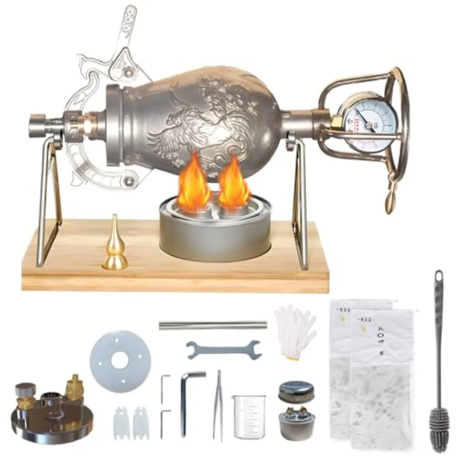 350ml Chinese Popcorn Cannon Machine Hot Air Popcorn Maker Double Valve Stainless Steel High Pressure Popper for Family Gatheri
350ml Chinese Popcorn Cannon Machine Hot Air Popcorn Maker Double Valve Stainless Steel High Pressure Popper for Family Gatheri