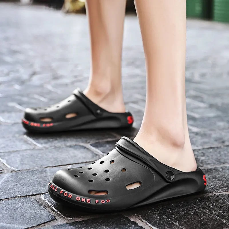 Men's Women's Summer Light EVA Couples Thick Soled Soft Anti-Slip Sandals Slippers Hole Shoes
Men's Women's Summer Light EVA Couples Thick Soled Soft Anti-Slip Sandals Slippers Hole Shoes