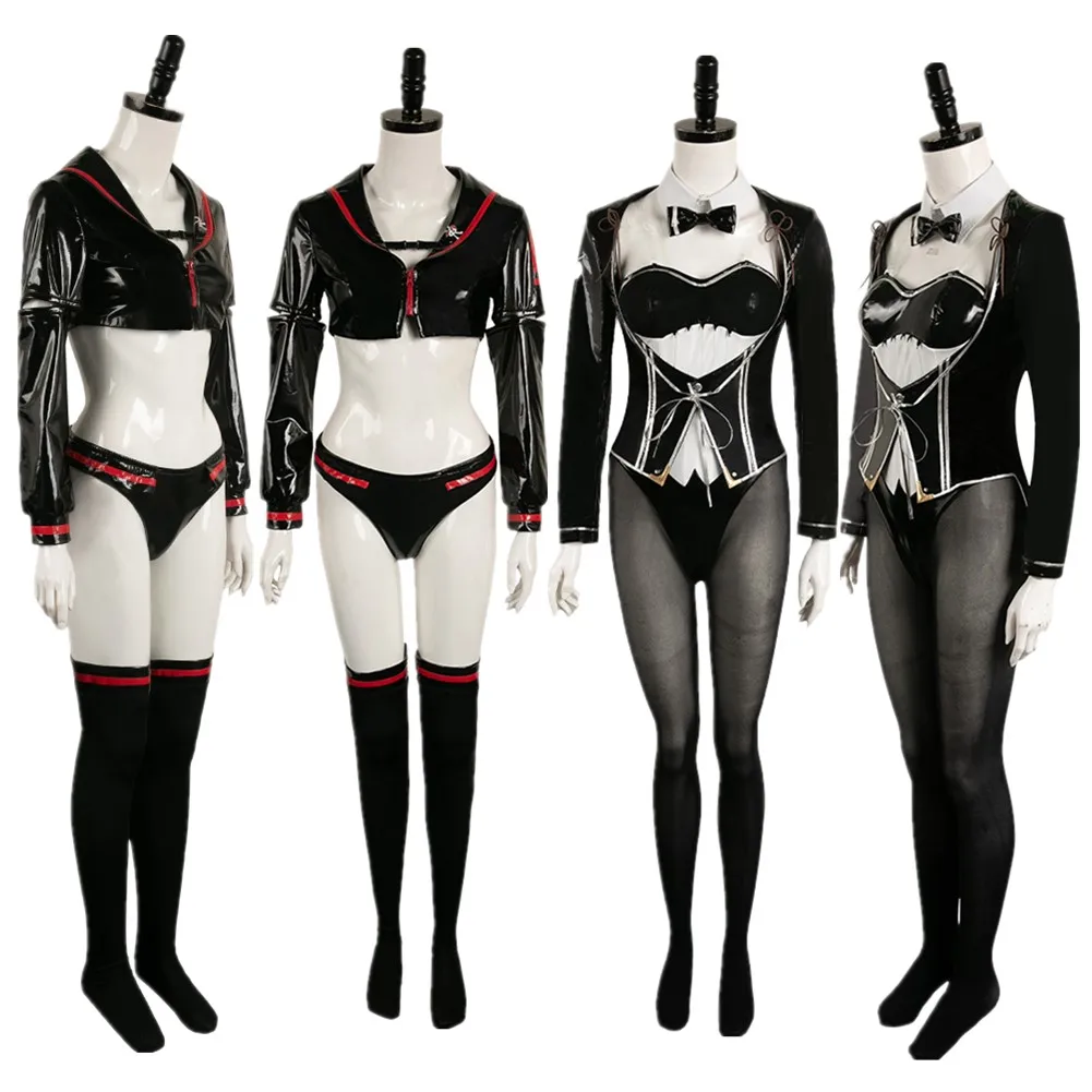 Eve Cosplay Costume Adult Sexy Swimsuit Black Game Stellar Cos Blade Jacket For Women Bikini Halloween Carnival Party Suit
Eve Cosplay Costume Adult Sexy Swimsuit Black Game Stellar Cos Blade Jacket For Women Bikini Halloween Carnival Party Suit