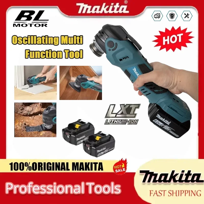 Makita Brushless Oscillating Multi Function Tool Electric Saw With Trimmer/Shovel/Cutting Woodworking Tool For Makita Battery
Makita Brushless Oscillating Multi Function Tool Electric Saw With Trimmer/Shovel/Cutting Woodworking Tool For Makita Battery