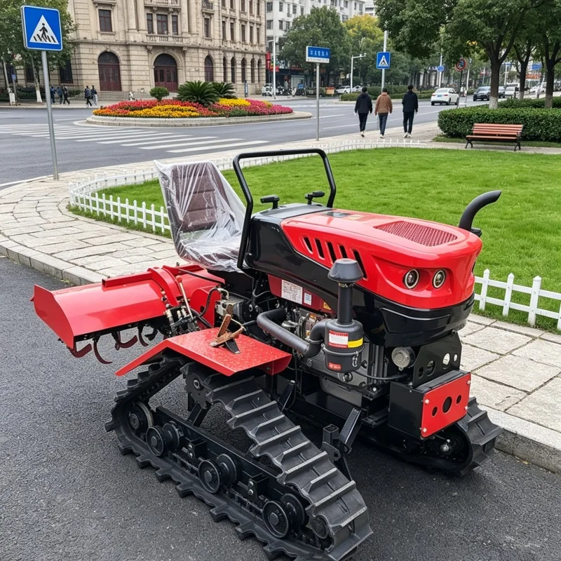 Customized EU Certified Tracked Rotary Tiller, CE & EMC Dual-certified All-terrain Tiller, Farm Tillage Machinery
Customized EU Certified Tracked Rotary Tiller, CE & EMC Dual-certified All-terrain Tiller, Farm Tillage Machinery