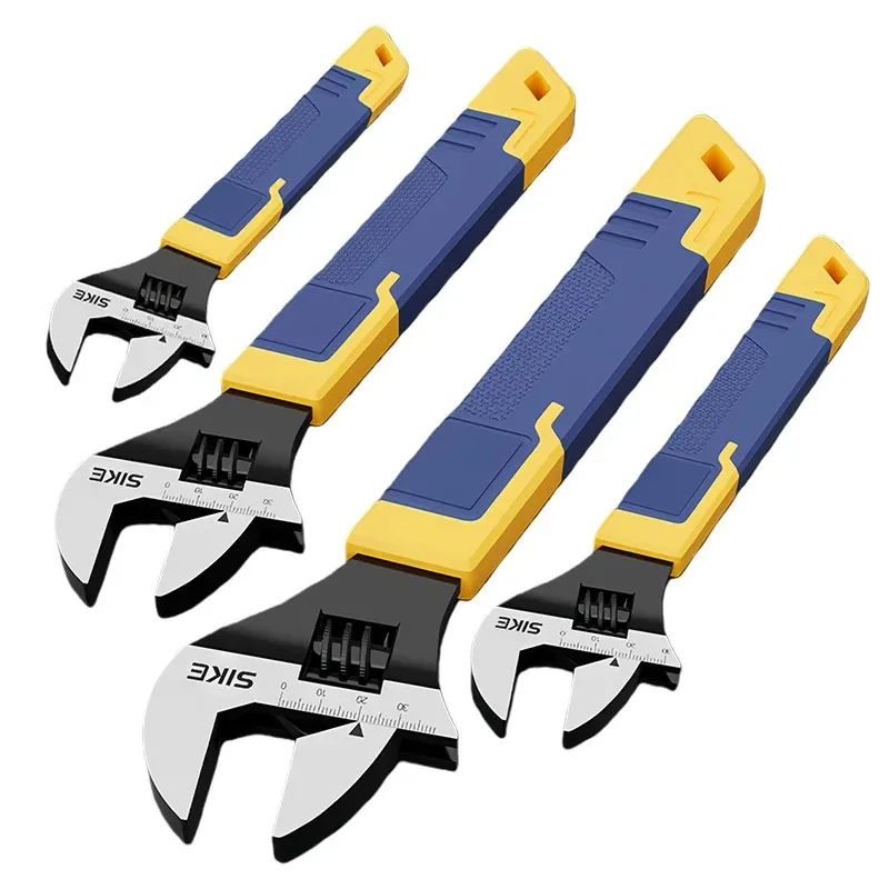 Multifunctional Adjustable Wrench Large Opening Universal Pipe Wrench for Bathroom Plumbing
Multifunctional Adjustable Wrench Large Opening Universal Pipe Wrench for Bathroom Plumbing