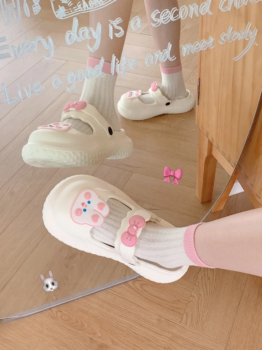 Women Sandals Mary Jane Thick Sole Rabbit Sandals Summer EVA Thick Soles Soft Beach Slipper Women Water Shoes
Women Sandals Mary Jane Thick Sole Rabbit Sandals Summer EVA Thick Soles Soft Beach Slipper Women Water Shoes
