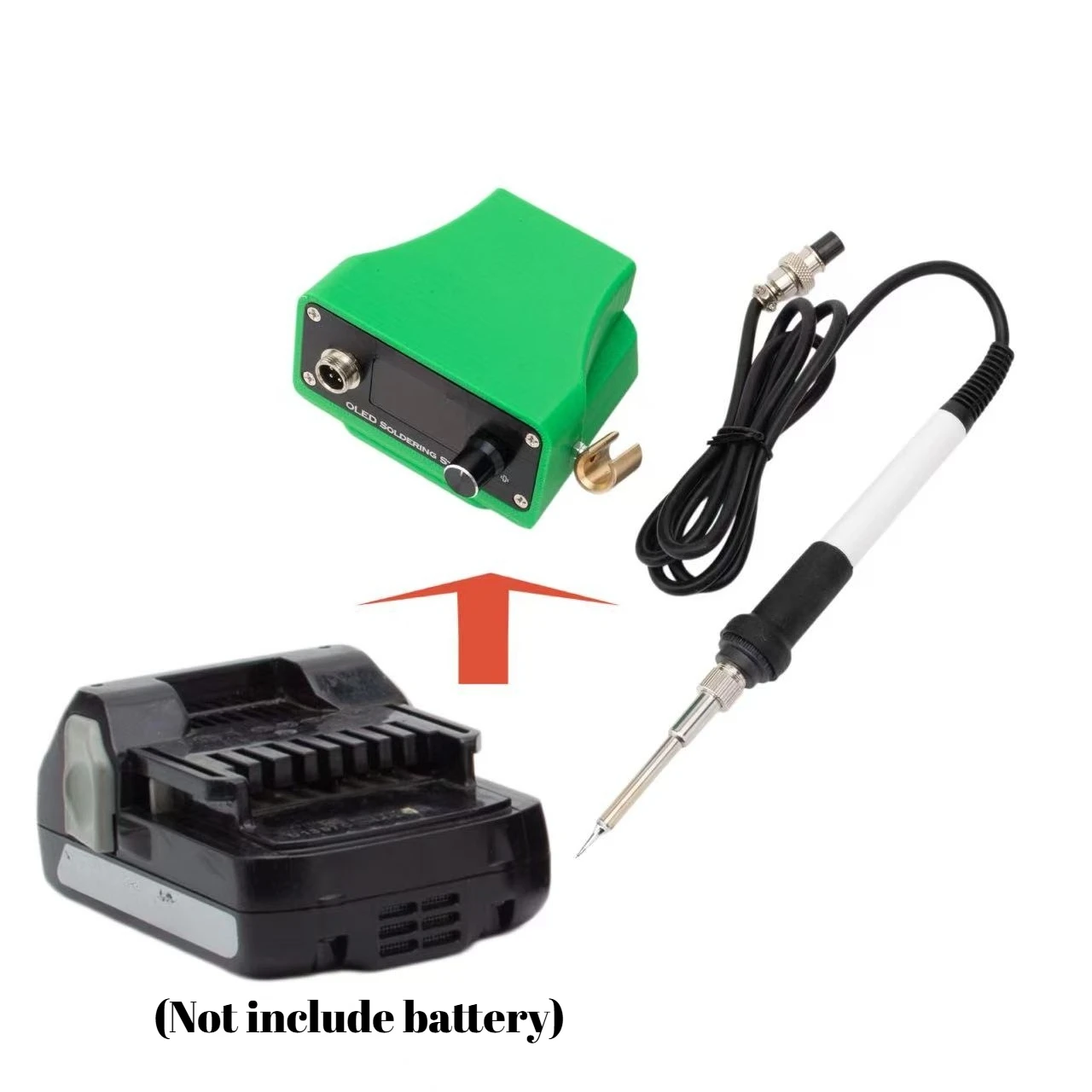 OLED T12 Digital Soldering Station Electronic Soldering Iron Tip For Hitachi/HiKOKI 18V lithium battery (Not include battery)
OLED T12 Digital Soldering Station Electronic Soldering Iron Tip For Hitachi/HiKOKI 18V lithium battery (Not include battery)