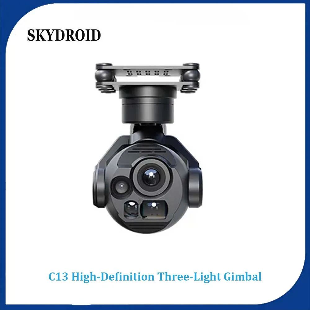 Skydroid C13 Многофункциональный трехосный карданный подвес высокой четкости с 30-кратным зумом, трехосевая стабилизационная камера с блокировкой ALTarget
Skydroid C13 Многофункциональный трехосный карданный подвес высокой четкости с 30-кратным зумом, трехосевая стабилизационная камера с блокировкой ALTarget