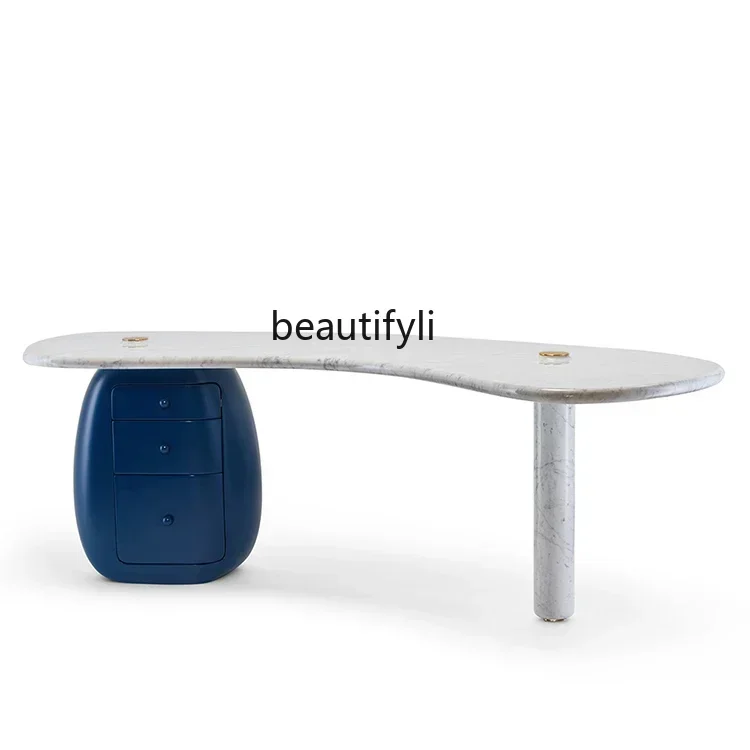 Modern Light Luxury Designer Creative Marble Irregular Desk Study Computer Desk Model Room
Modern Light Luxury Designer Creative Marble Irregular Desk Study Computer Desk Model Room