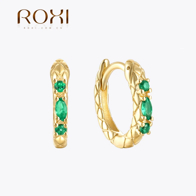 Женские круглые серьги-кольца ROXI S925 с зелеными кристаллами допамина, серьги для помолвки и свадьбы, 925
Женские круглые серьги-кольца ROXI S925 с зелеными кристаллами допамина, серьги для помолвки и свадьбы, 925