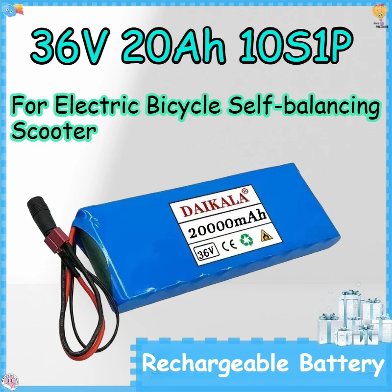 36V 20Ah 10S1P Rechargeable Batteries for Electric Bicycle Self-balancing Scooter 18650 Lithium-ion Battery Pack
36V 20Ah 10S1P Rechargeable Batteries for Electric Bicycle Self-balancing Scooter 18650 Lithium-ion Battery Pack