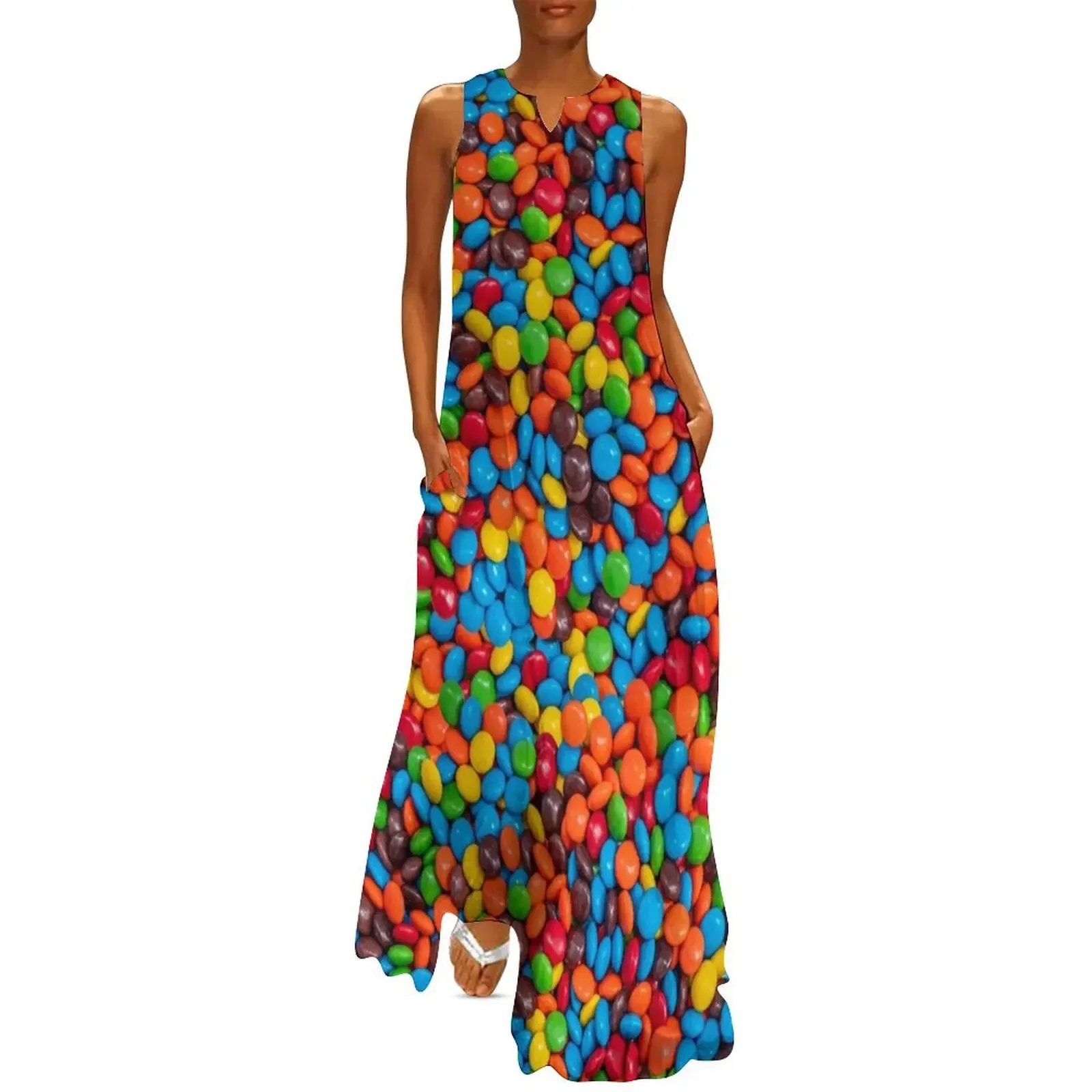 Colorful Candy-Coated Chocolate Pattern Long Dress women's summer dress 2025 ladies dresses for special occasion Dress
Colorful Candy-Coated Chocolate Pattern Long Dress women's summer dress 2025 ladies dresses for special occasion Dress