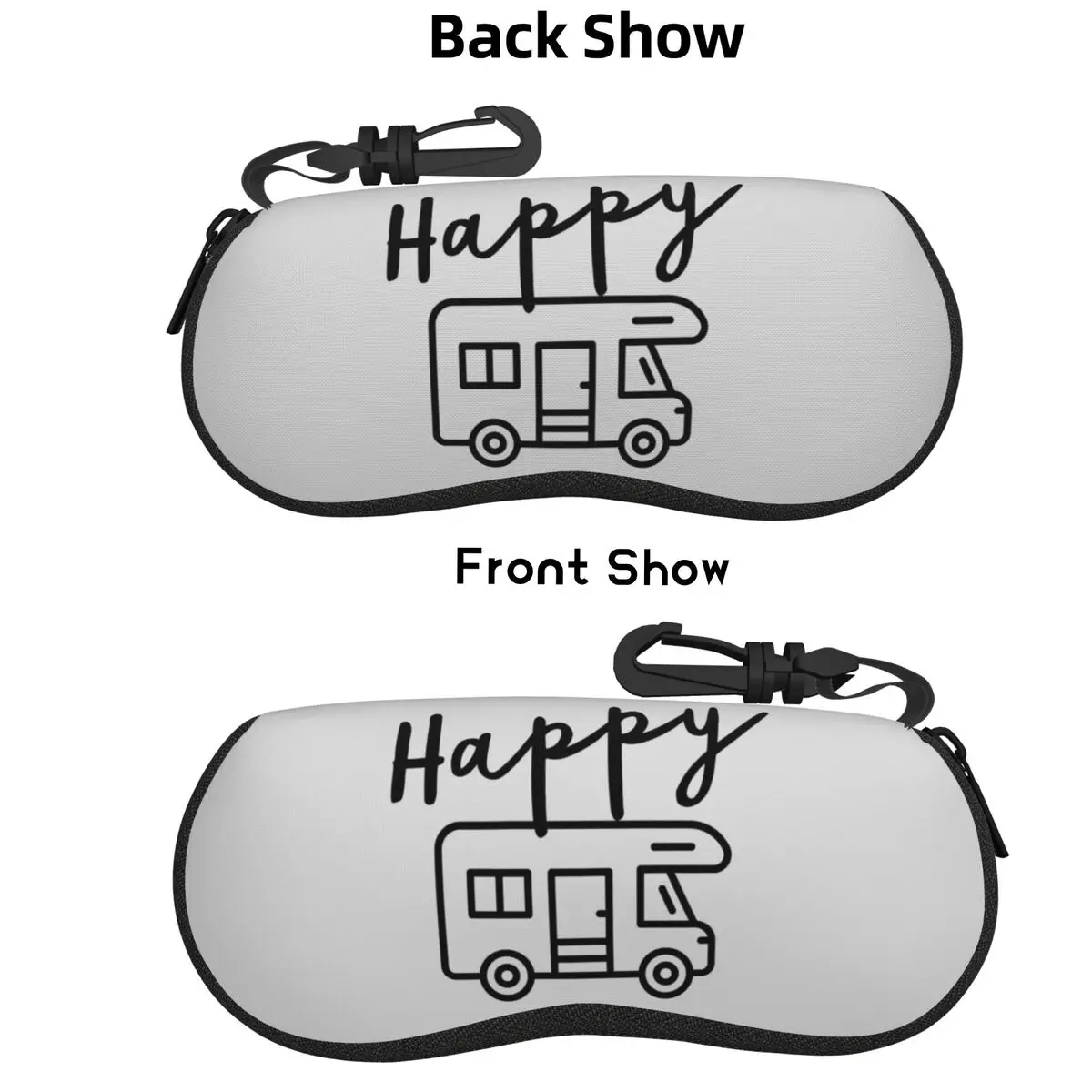 Happy Camper (RV) Shell Glasses Case Protector Sunglasses Box Women Men Soft Eyeglass Bag Pouch
Happy Camper (RV) Shell Glasses Case Protector Sunglasses Box Women Men Soft Eyeglass Bag Pouch