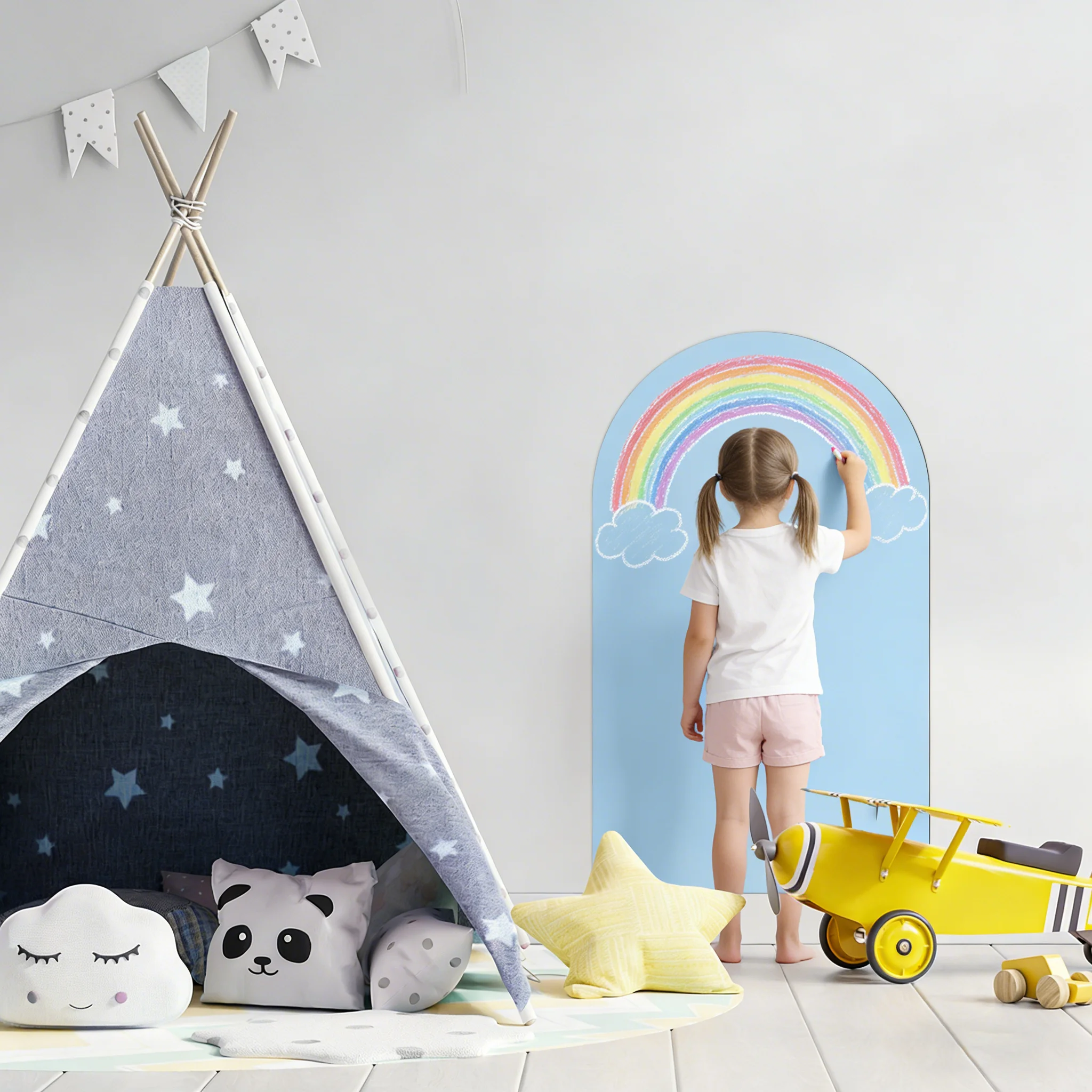 Magnetic self-adhesive matte blackboard wall sticker arch shaped, easy to install, suitable for children's creative painting
Magnetic self-adhesive matte blackboard wall sticker arch shaped, easy to install, suitable for children's creative painting