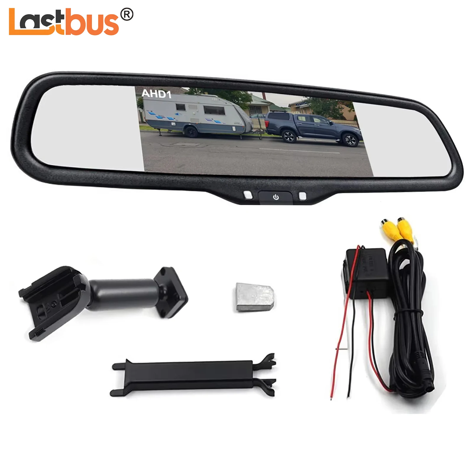 Lastbus 7.5" IPS Screen AHD Car Monitor Interior Rear View Mirror 2Ch Video Input with OEM No1 Special Mounting Bracket & Holder
Lastbus 7.5" IPS Screen AHD Car Monitor Interior Rear View Mirror 2Ch Video Input with OEM No1 Special Mounting Bracket & Holder