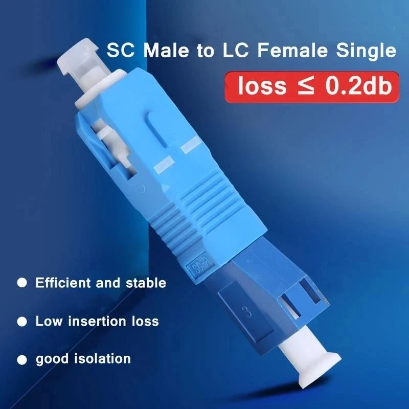 Fiber Optic Adapter – SC Male to LC Female, Single Mode Hybrid Optical Adapter Converter, SC-LC Replacement for Sensor
Fiber Optic Adapter – SC Male to LC Female, Single Mode Hybrid Optical Adapter Converter, SC-LC Replacement for Sensor