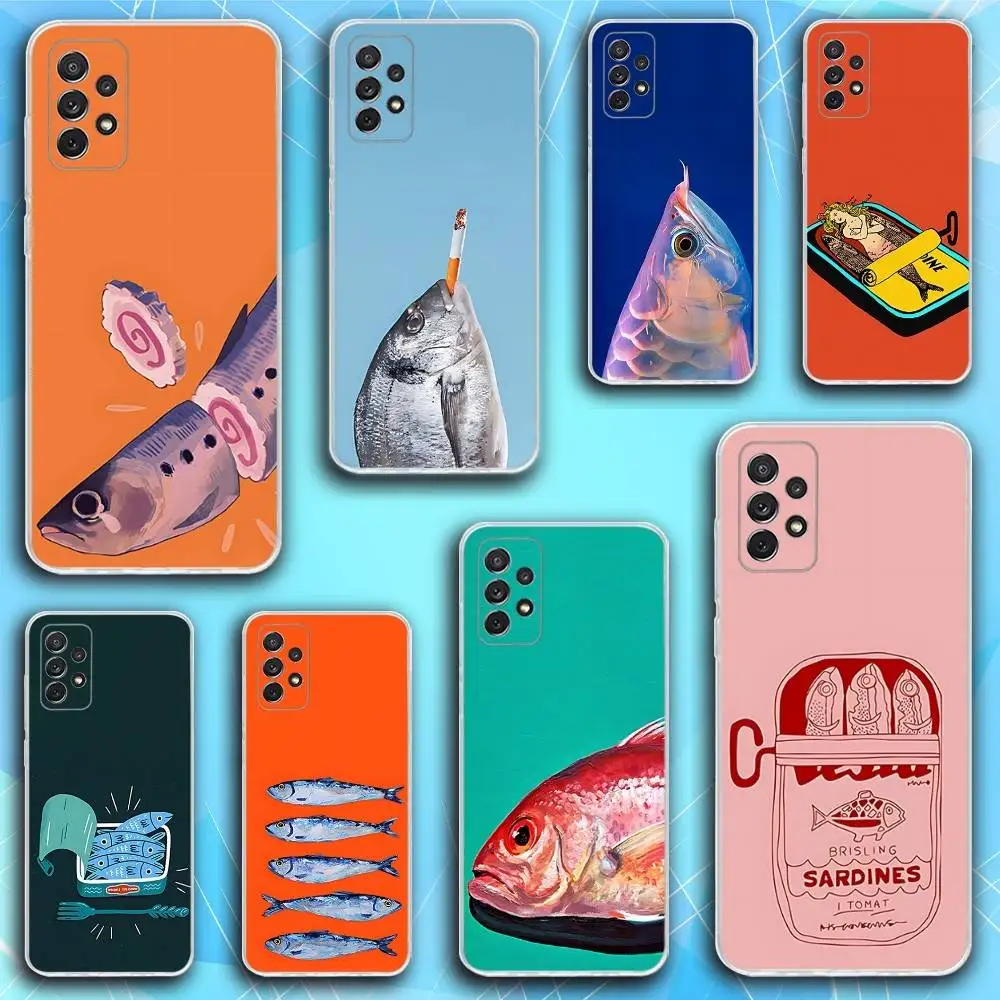 Fish Funny Sardines Phone Case For Samsung S30,23,21,22,20, FE lite,S10,9,8,7 PIus Note20ultra Soft Transparent
Fish Funny Sardines Phone Case For Samsung S30,23,21,22,20, FE lite,S10,9,8,7 PIus Note20ultra Soft Transparent