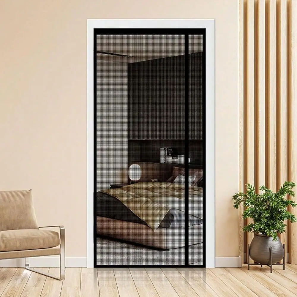 Left Or Right Side Opening Magnetic Screen Door, Narrow Durable Fiberglass Mesh Curtain Hands Free For Patio, Bedroom, Fits Doo
Left Or Right Side Opening Magnetic Screen Door, Narrow Durable Fiberglass Mesh Curtain Hands Free For Patio, Bedroom, Fits Doo