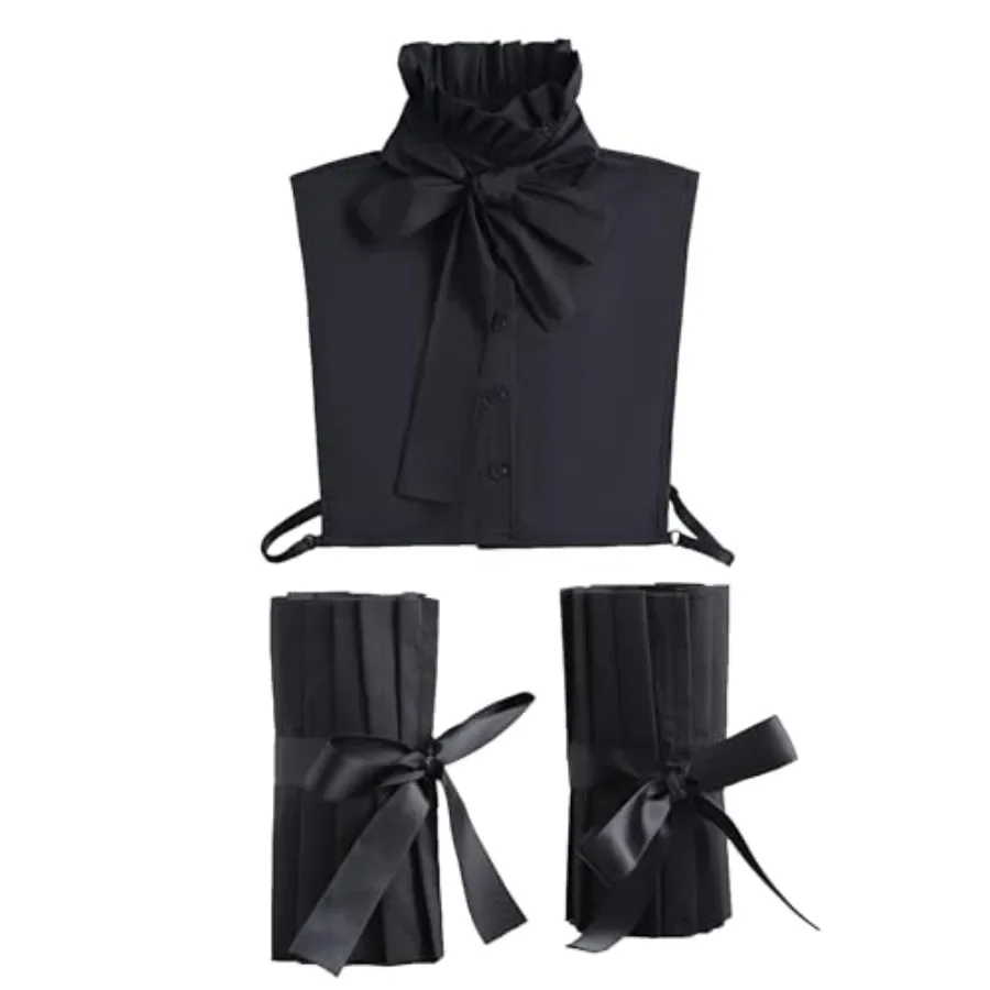 YEKEYI Women Fake Collar Shirt Versatile Accessories Victorian Collar Half Shirt Collar False Sleeve Cuffs
YEKEYI Women Fake Collar Shirt Versatile Accessories Victorian Collar Half Shirt Collar False Sleeve Cuffs