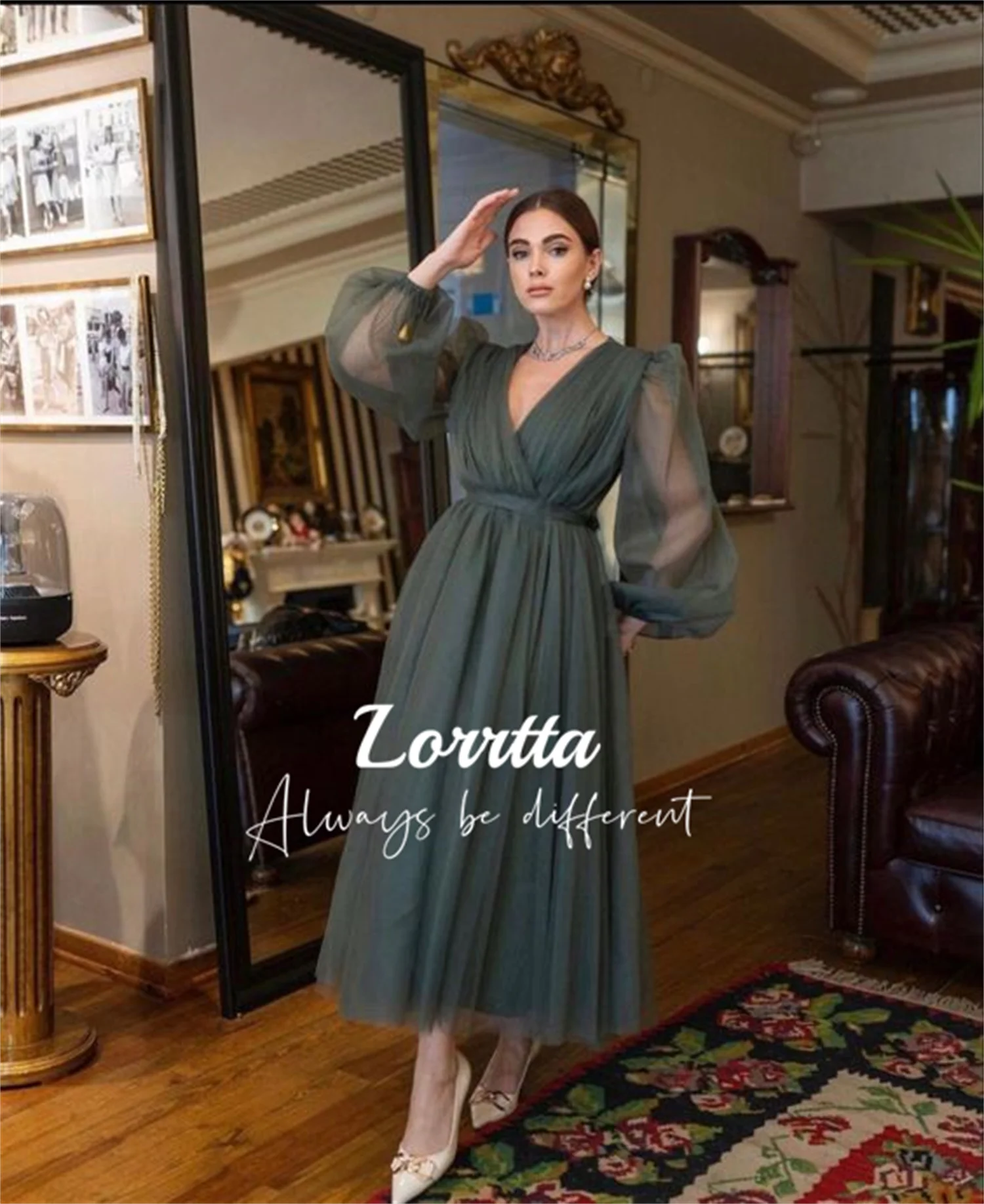 Платья Lorrtta с пышными рукавами, длинное женское платье из фатина с рукавом до лодыжки, блестящее женское вечернее платье с V-образным вырезом, осень
Платья Lorrtta с пышными рукавами, длинное женское платье из фатина с рукавом до лодыжки, блестящее женское вечернее платье с V-образным вырезом, осень