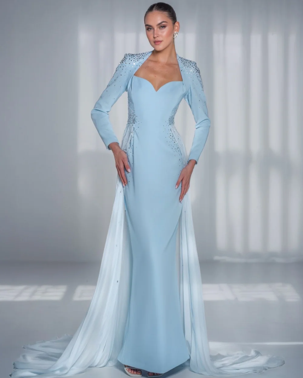 Customized Exquisite Elegant Jersey Rhinestone Pleat Straight Square Neck Long Dresses Bespoke Occasion Dresses Sizes Available
Customized Exquisite Elegant Jersey Rhinestone Pleat Straight Square Neck Long Dresses Bespoke Occasion Dresses Sizes Available