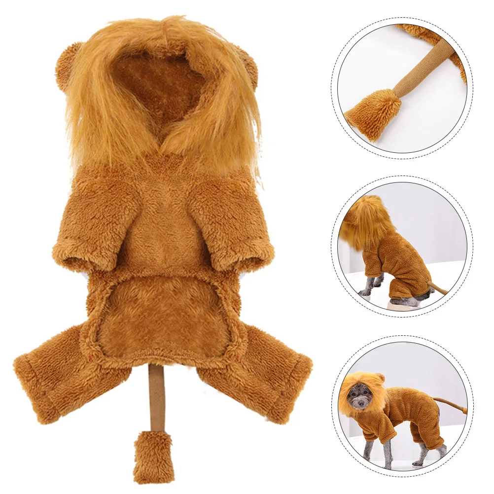 Pet Lion Clothes Cat Funny Cute Dog Costumes Accessories Flannel Apparel Animal Miss Kitten Suit Halloween Dress up
Pet Lion Clothes Cat Funny Cute Dog Costumes Accessories Flannel Apparel Animal Miss Kitten Suit Halloween Dress up