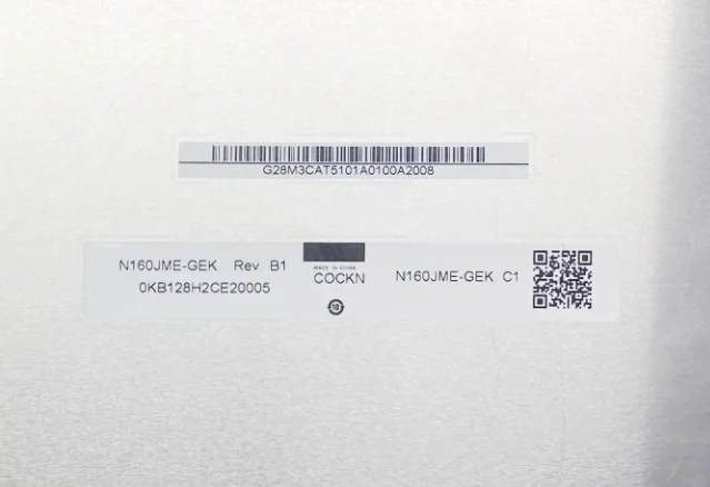 N160JME-GEK EDP 40 Pins 1920*1200 16.0'' 165Hz Laptop LCD Screen Display Panel Matrix
N160JME-GEK EDP 40 Pins 1920*1200 16.0'' 165Hz Laptop LCD Screen Display Panel Matrix
