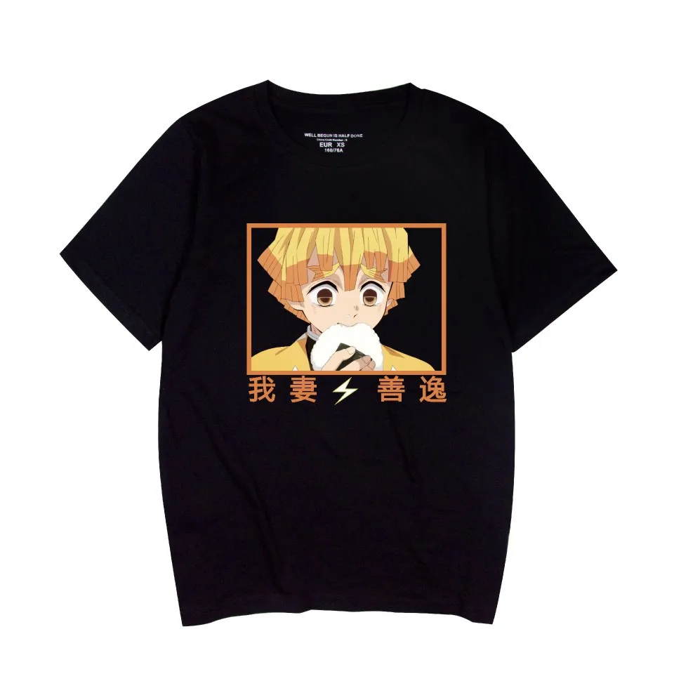 Demon Slayer Men's summer cotton fashion T-shirt printed short sleeve anime hoodie
Demon Slayer Men's summer cotton fashion T-shirt printed short sleeve anime hoodie