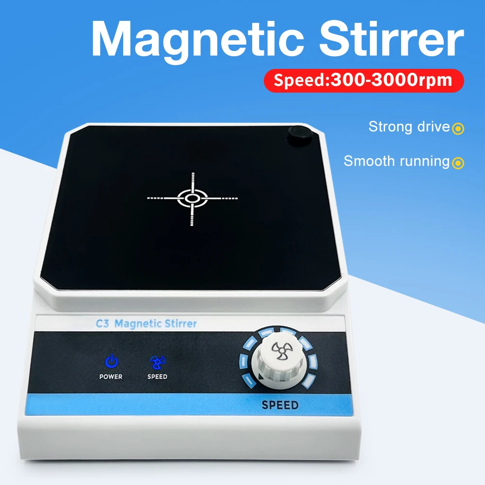 3000RPM Magnetic Stirrer Mixer 3L C3 Magnetic Stirrer Mini Magnetic Stir Plate Lab Stirrers Carbon Brush/Brushless Motor
3000RPM Magnetic Stirrer Mixer 3L C3 Magnetic Stirrer Mini Magnetic Stir Plate Lab Stirrers Carbon Brush/Brushless Motor