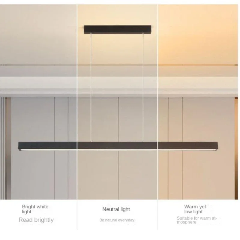 Nordic Minimalist Black/White LED Strip Restaurant Pendant Lights Home Decor Dining Room Bar Chandelier Hanging Lamp Fixtures
Nordic Minimalist Black/White LED Strip Restaurant Pendant Lights Home Decor Dining Room Bar Chandelier Hanging Lamp Fixtures
