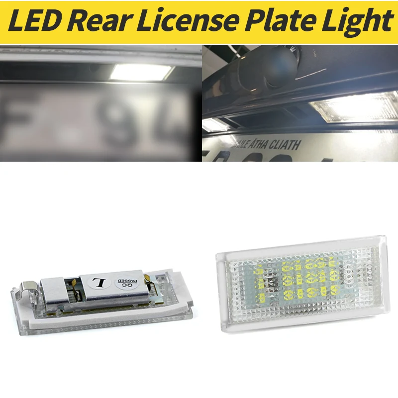 White LED License Plate Light Lamp For BMW 3 Series E46 4D 1998-2003 5D Touring 1998-2005 Error Free OEM#51138236269/51138236854
White LED License Plate Light Lamp For BMW 3 Series E46 4D 1998-2003 5D Touring 1998-2005 Error Free OEM#51138236269/51138236854