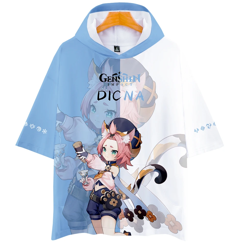 Cartoon 3D Genshin Impact Hooded T-shirt Men Women Tops Printed DICNA Hip Hop Game Tees Casual Boys Girls Summer Hoodie t-shirt
Cartoon 3D Genshin Impact Hooded T-shirt Men Women Tops Printed DICNA Hip Hop Game Tees Casual Boys Girls Summer Hoodie t-shirt