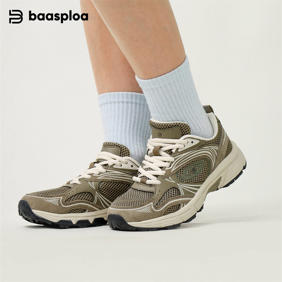 Baasploa/Новая женская спортивная обувь, уличные повседневные сетчатые нескользящие кроссовки на шнуровке, женские легкие дышащие кроссовки для бега
Baasploa/Новая женская спортивная обувь, уличные повседневные сетчатые нескользящие кроссовки на шнуровке, женские легкие дышащие кроссовки для бега