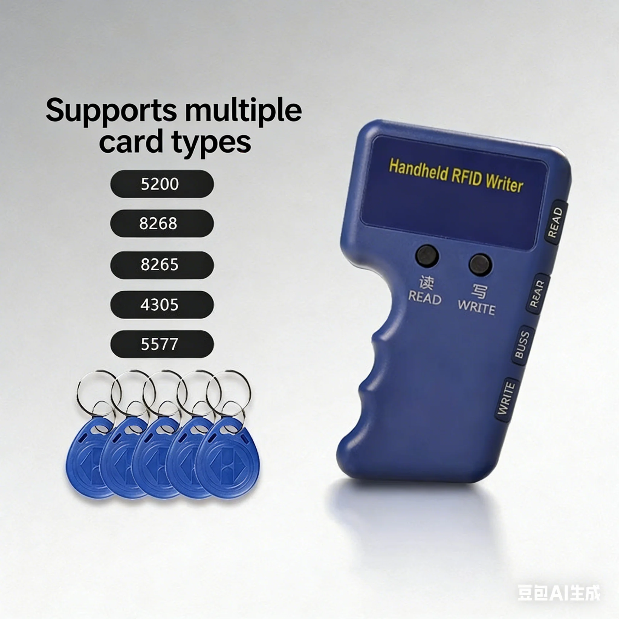 125KHZ ID Card Reader Intelligent Key Duplicator Access Card Copier 5200 Copying Machine for Security Access Control
125KHZ ID Card Reader Intelligent Key Duplicator Access Card Copier 5200 Copying Machine for Security Access Control