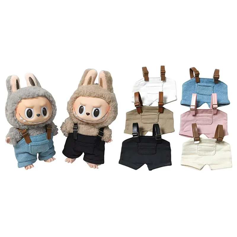 Labubu First Generation And Second Generation Overalls 17cm Canvas Clothes Pendant Doll Replacement Outfit Baby Clothes Overalls
Labubu First Generation And Second Generation Overalls 17cm Canvas Clothes Pendant Doll Replacement Outfit Baby Clothes Overalls