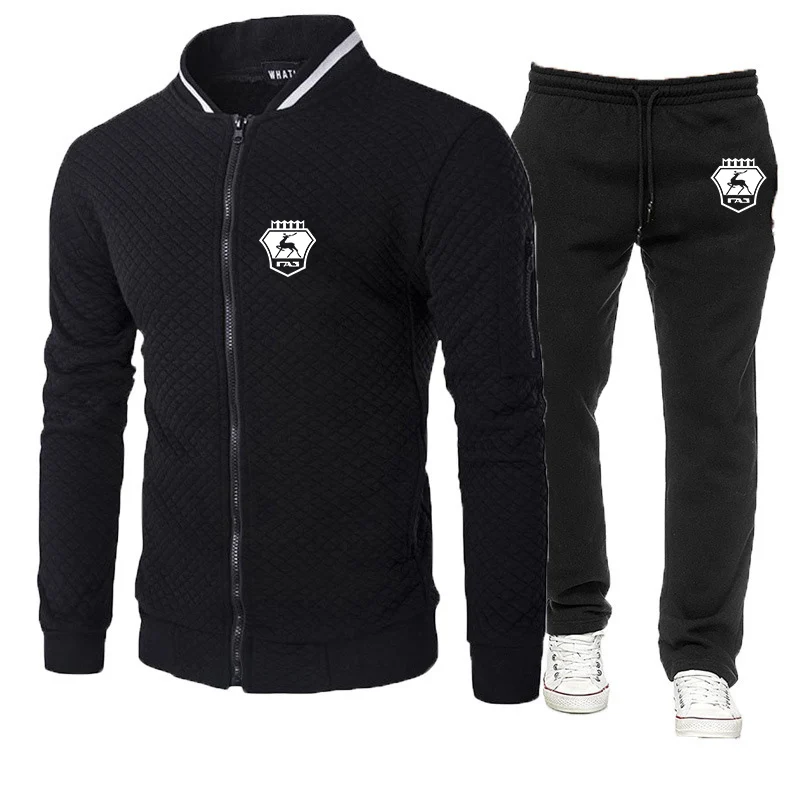 GAZ Gazelle 2023 Men's New Long Sleeve Sports Fitness Tracksuit Cotton Hooded Sweatshirts Tops+Pants Zip Hoodies Two Pieces Suit
GAZ Gazelle 2023 Men's New Long Sleeve Sports Fitness Tracksuit Cotton Hooded Sweatshirts Tops+Pants Zip Hoodies Two Pieces Suit