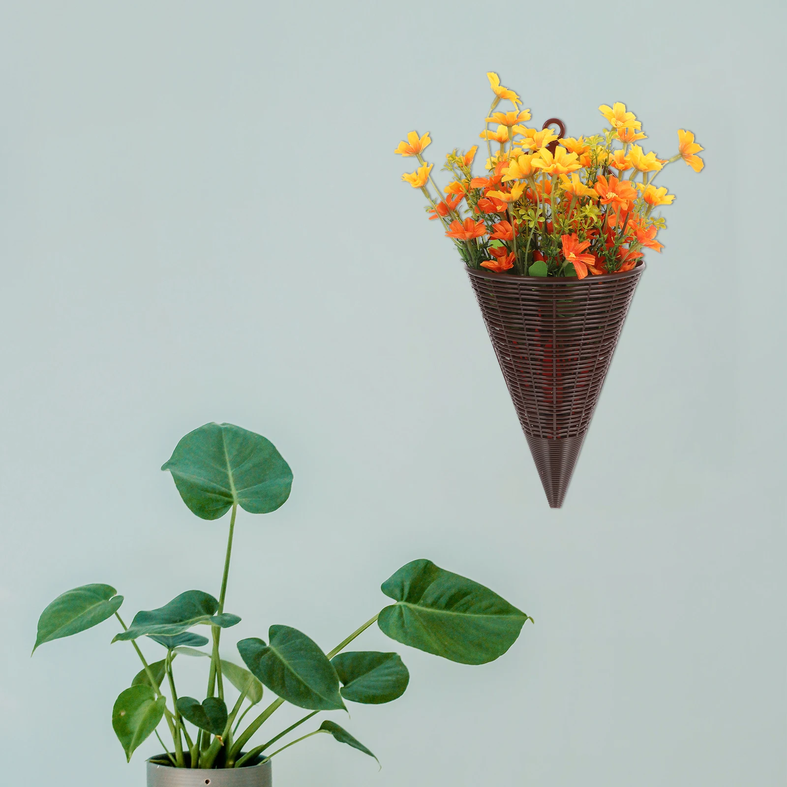 Artificial Flowers Hanging Basket Decoration Large Wall Decor Fake Flower with Basket Living Room Garden Supplies
Artificial Flowers Hanging Basket Decoration Large Wall Decor Fake Flower with Basket Living Room Garden Supplies