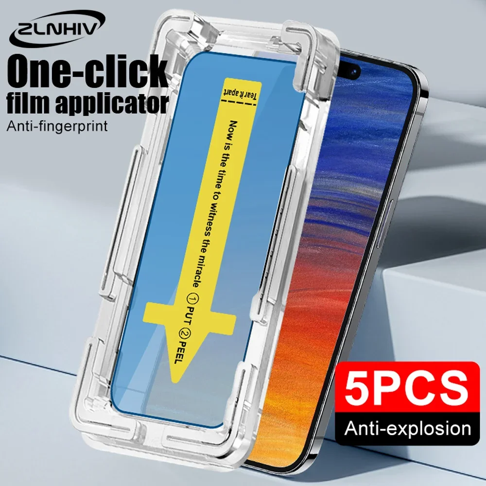 5Pcs Tempered Glass For iPhone 16 15 Pro Max 14 Plus Phone Screen Protector Protective Film 13 Pro 12 11 Glass Smartphone Film
5Pcs Tempered Glass For iPhone 16 15 Pro Max 14 Plus Phone Screen Protector Protective Film 13 Pro 12 11 Glass Smartphone Film
