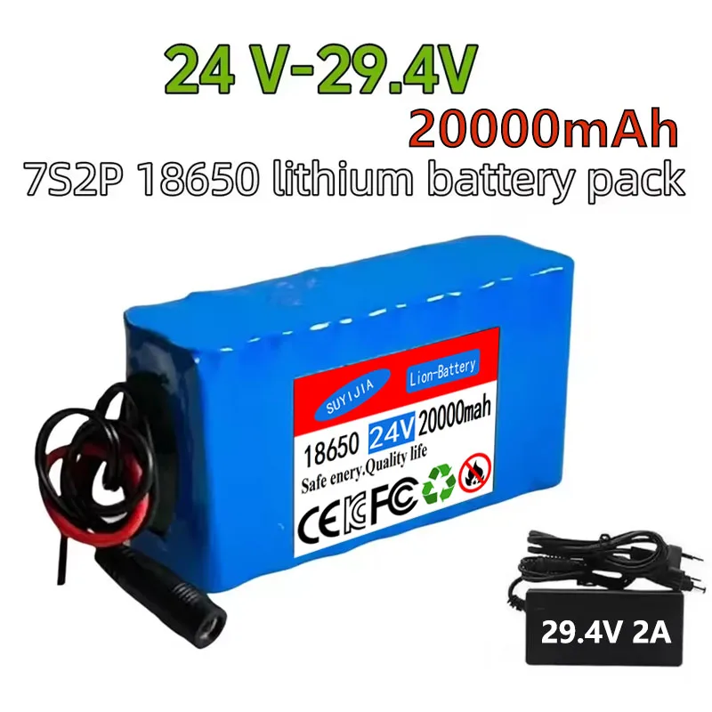 7S2P 24 В/29,4 В 18650 Батарея 29,4 В 20000 мАч Аккумуляторная мини-зарядка Портативная светодиодная/ламповая/камера с фото Avec BMS
7S2P 24 В/29,4 В 18650 Батарея 29,4 В 20000 мАч Аккумуляторная мини-зарядка Портативная светодиодная/ламповая/камера с фото Avec BMS