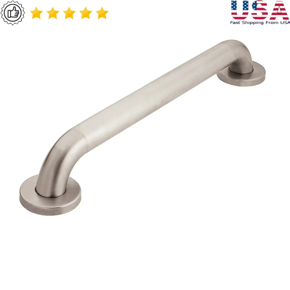 18 Inch Concealed Screw Bathroom Grab Bar Supports 500 lbs Textured Slip Resistant Stainless Steel Easy Installation ADA
18 Inch Concealed Screw Bathroom Grab Bar Supports 500 lbs Textured Slip Resistant Stainless Steel Easy Installation ADA