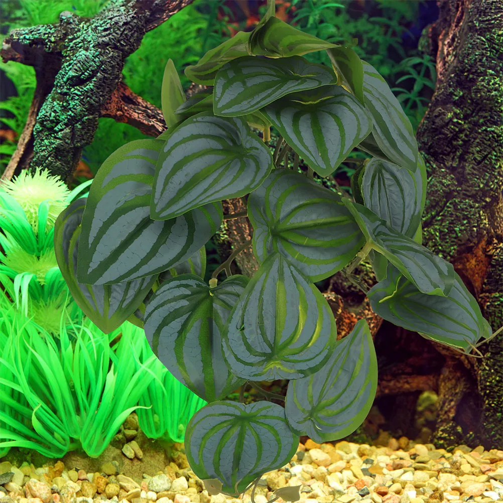 Artificial Hanging Plants Reptile Turtle Tank Heating Pad Plastic Fake Terrarium Decor Leaves for
Artificial Hanging Plants Reptile Turtle Tank Heating Pad Plastic Fake Terrarium Decor Leaves for
